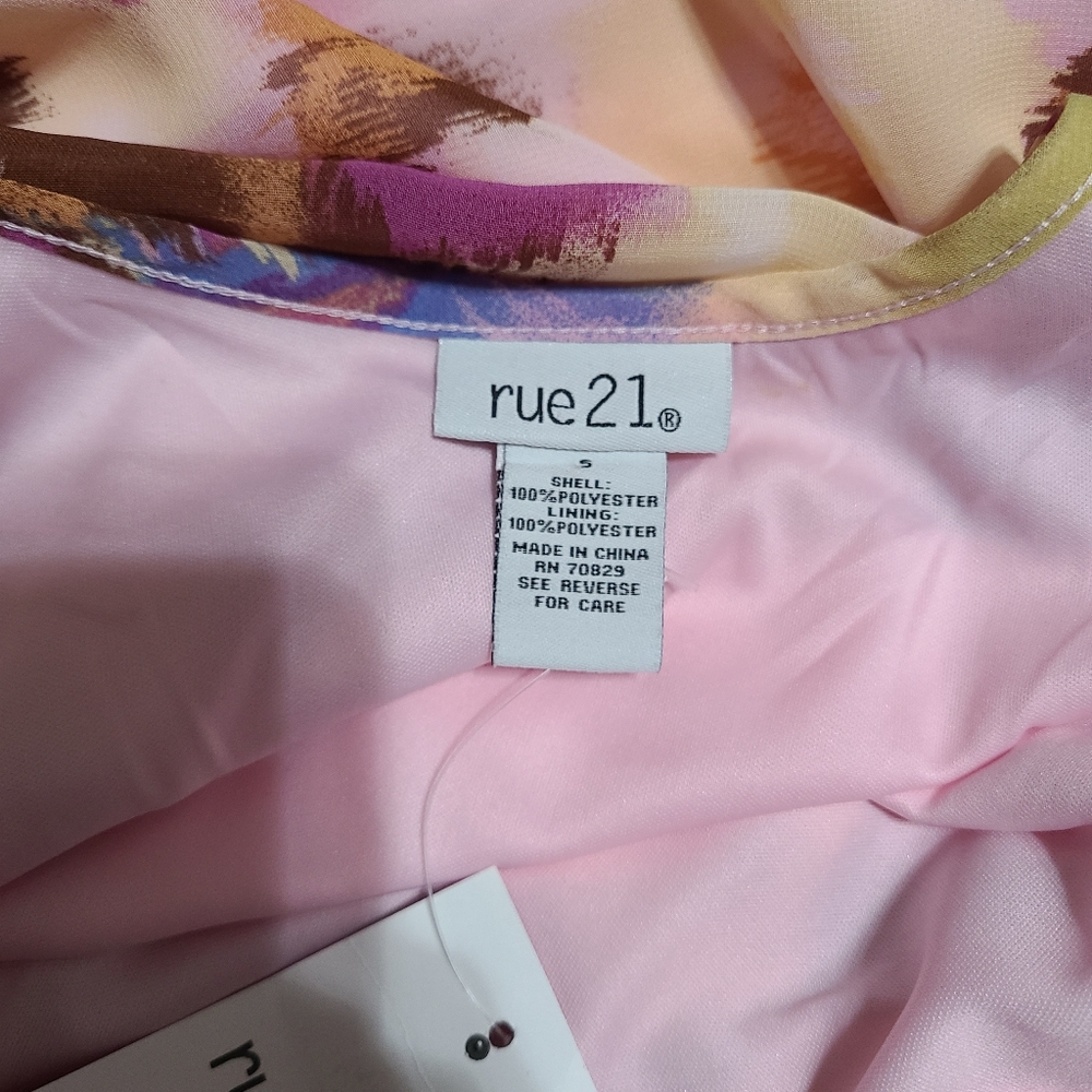 Y2k Rue21 Ruffle Dress Size Small - Picture 4 of 4